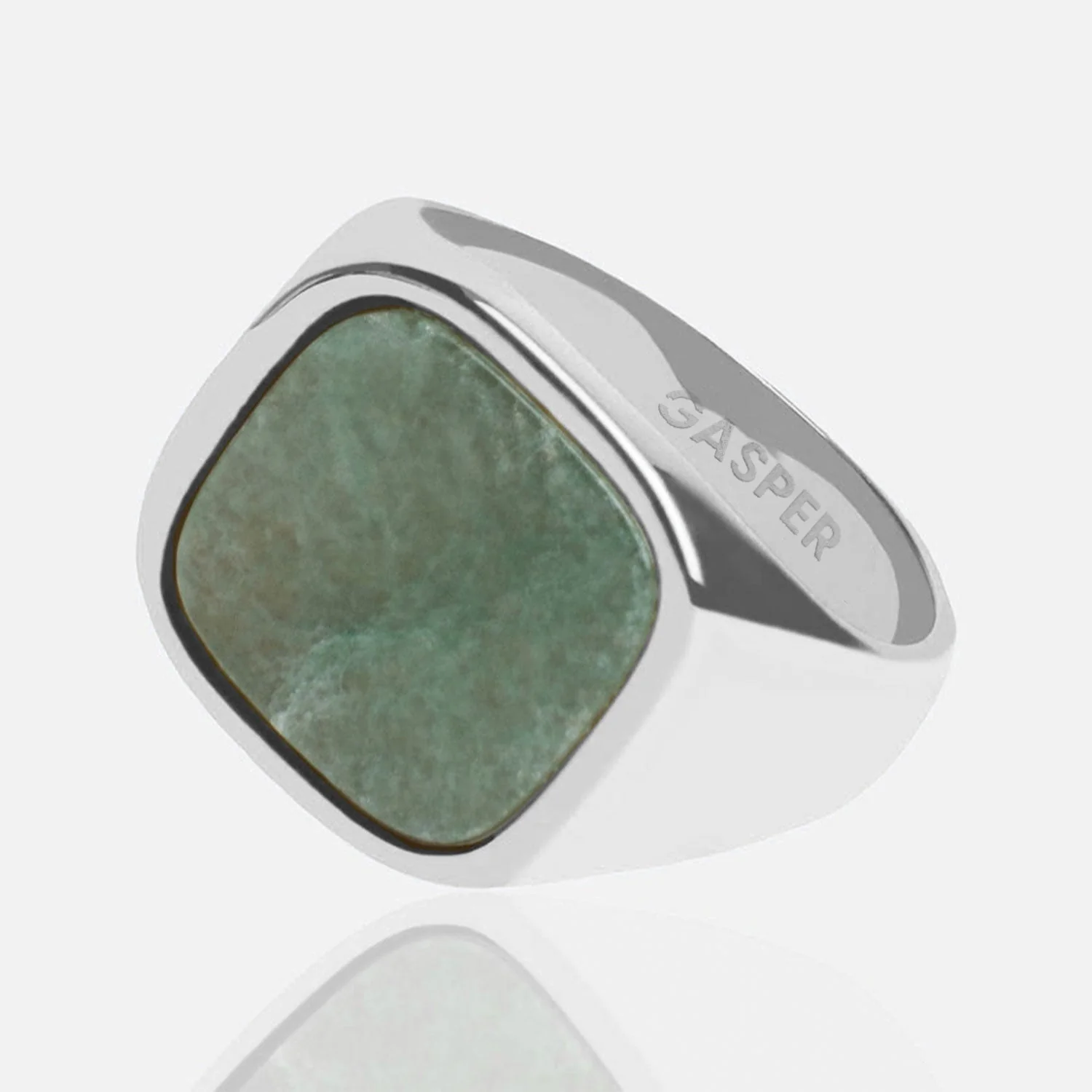 Square Aventurine Ring - Image 6