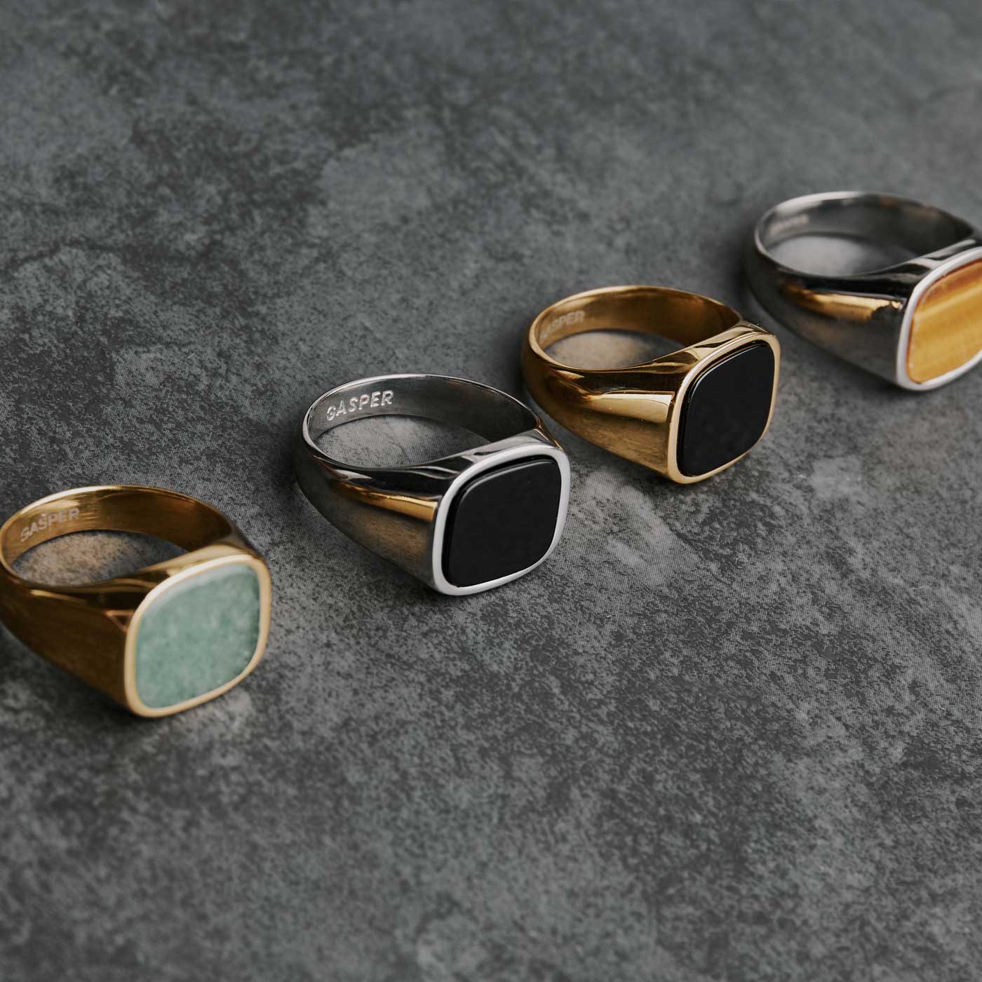 Square Onyx Ring - Image 7
